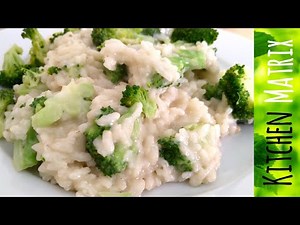 PARMESAN RISOTTO with Broccoli Recipe | How To Make Perfect Risotto | Kitchen Matrix