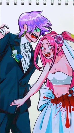 KPOP DEMON HUNTERS Sticker HUNTRIX ZOEY Ruins SAJA BOYS MYSTERY & MIRA’s Wedding 💔 #shorts