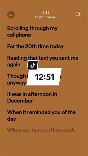 Krissy & Ericka 12:51 Lyrics on Spotify