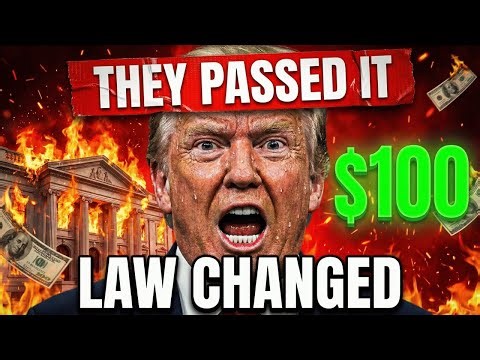 THEY PASSED IT: The New Banking Rule Starts Monday. (Alert)