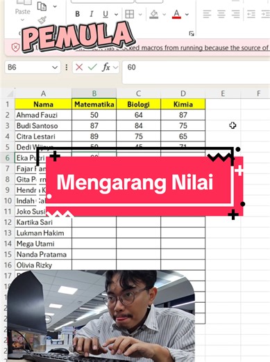 cara mengarang nilai dengan formula random #excel #exceltips youtube Huda Al Hakim