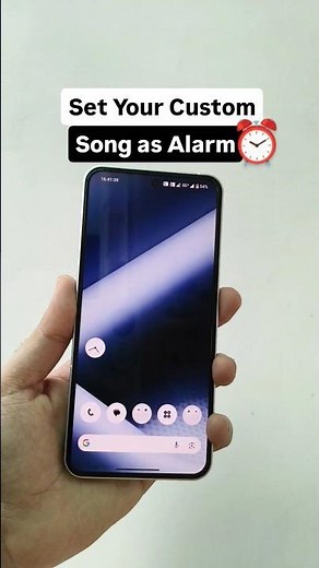 How to set a custom Alarm Sound from YouTube Music or Spotify ⏰ #alarm #music #howto #customalarm