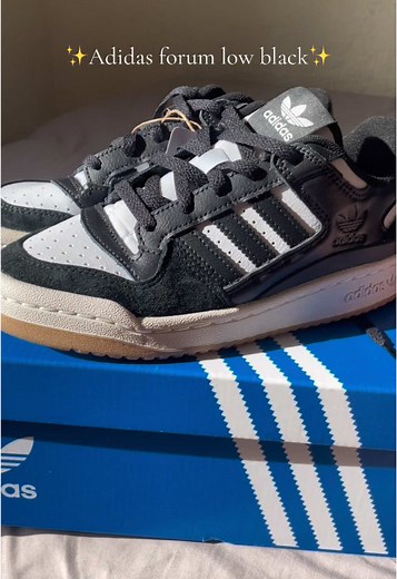 Unboxing Adidas Forum Low Black Sneakers