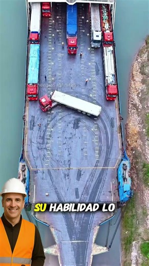 Incredible precision in parking 8,000 cars on a ship #viral #curiosities