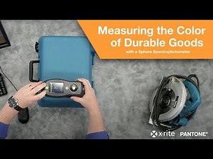 Measuring the Color of Durable Goods with a Sphere Spectrophotometer