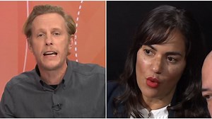 Laurence Fox rows with lady over Meghan Markle on Question Time