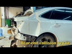 SAIC Roewe Rear-End Collision Repair: Restoration Process