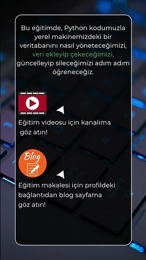 Python MySQL Eğitimi #programlama #python #mysql