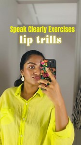 Easy exercises to practice daily - to improve your speech clarity! ✨🗣️ #voice #voicetherapy #speechexercises #speechtherapy #communication #publicspeaking | Shruthi Sathyan