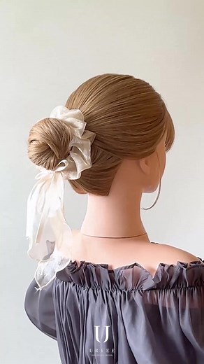 可愛いまとめ髪＆セミロング女子のヘアアレンジ | 簡単動画で学ぶ