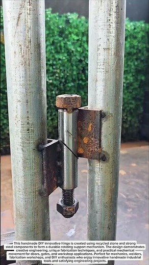 Amazing DIY Innovative Hinge From Scrap Stone | Genius Mechanical Idea
