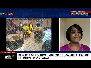 Reports of political violence escalate ahead of Zimbabwe elections