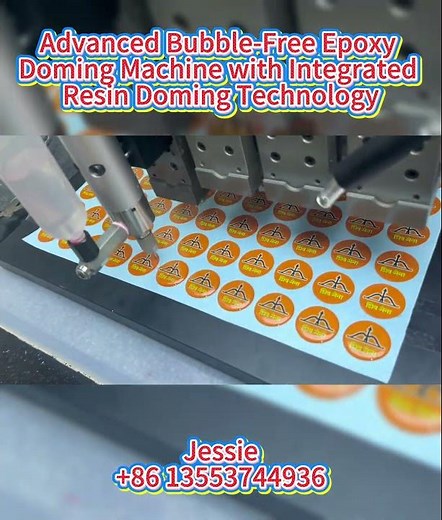 Advanced Bubble-Free Epoxy Doming Machine with Integrated Resin Doming Technology