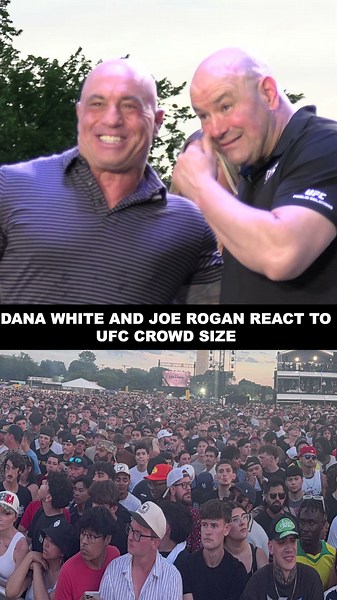 Dana White and Joe Rogan react to crazy UFC crowd