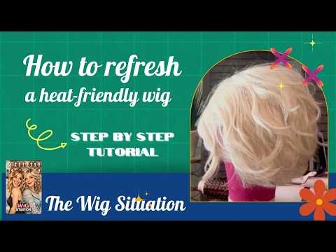 Crispy, dry wig? How to refresh a heat friendly wig. A beginner's step by step tutorial.