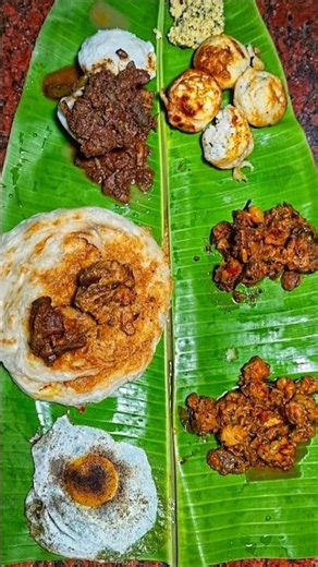 PAROTTA ku Mutton and Chicken மிளகாய் கறி COMBO #shorts #foodshorts #tamilshorts