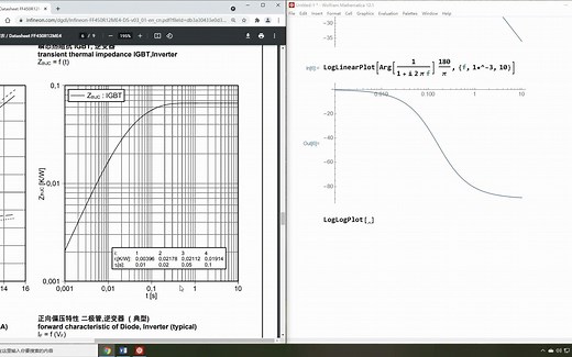 Mathematica视频教程10（对数坐标函数图像绘制）