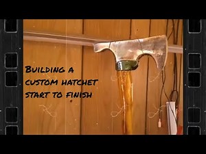 Amazing custom build of a home made hatchet start to finish!! #custombuild #homemadetoolsideas