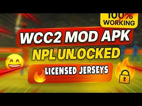 WCC2 MOD APK 2025 🔥 Everything Unlocked | NPL + Licensed Jerseys