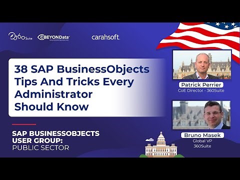 38 SAP BusinessObjects Tips And Tricks Every Administrator Should Know