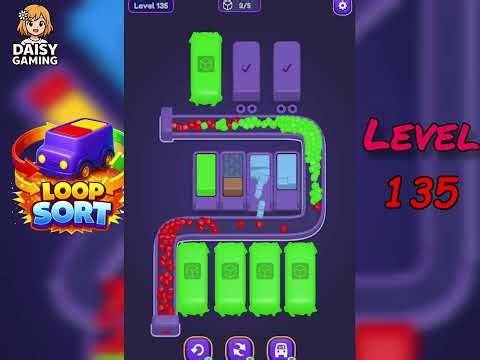 Loop Sort Level 135 Walkthrough