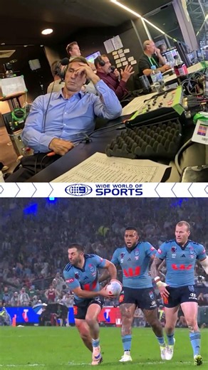 Joey's reaction to THAT bombed try... 🤦‍♂️#9WWOS #NRL