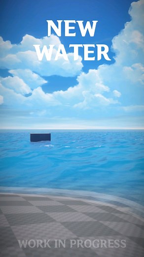 Stylized water in #unrealengine #ue5