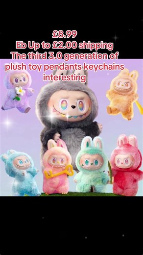 #pageforyou_🔥 #tranding #tiktokdeals #TikTokMadeMeBuylt £8.99 Eb Up to £2.00 shipping The third 3.0 generation of plush toy pendants keychains interesting
