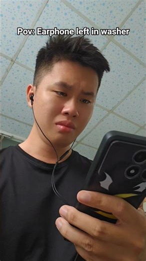 Pov: Earphone left in washer #meme