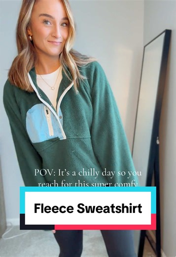 Comfy Fleece Pullover Outfit for Chilly Days