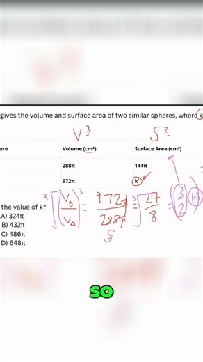Surface Area Calculation: 9/4 Fraction Explained! #shorts