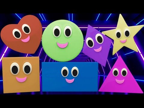 The Shapes Song| We are Shapes| What shape am I? Shape| Shapes|circle|triangle|rectangle|square