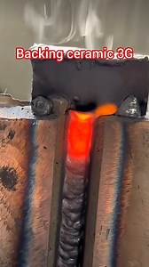 Backing ceramic 3G #welding #backing #ceramic #foryoupage | Welder Art