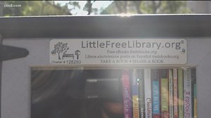 'Free Little Libraries' installed at Chula Vista park to help with literacy in low-income communities
