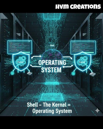 Shell + Kernel = Operating System 🐧 | Unix Explained in 60s!