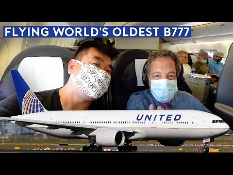 Flying The World’s Oldest B777 - United B777 A Model