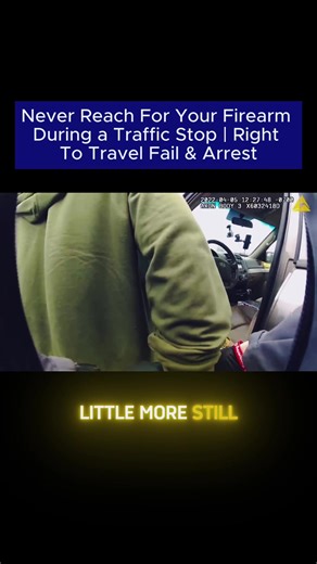 Part 9 | Never Reach For Your Firearm During a Trafic Stop | Right To Travel Fail & Arrest #cops #copsoftiktok #police #policeofficer #copsusa