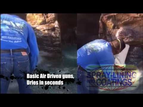 Spray Lining and Coatings for DIY Koi Pond Construction and Repair