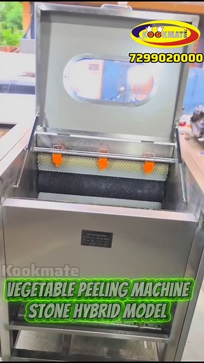 90 reactions · 4 comments | Automatic Root Vegetable Peeling Machine | Brush Stone Hybrid Model | Kookmate Demo  Contact: 7299020000  Visit: www.kookmate.com #Kookmate #VegetablePeelingMachine #RootVegetableWasher #BrushStoneHybrid #AutomaticPeelingMachine #CommercialKitchen #FoodProcessing #VegetableWasher #KitchenEquipment #IndustrialMachinery #FoodMachinery #CateringEquipment #KitchenInnovation #HotelEquipment #PotatoPeelingMachine #VegetableProcessing | Kookmate | Facebook