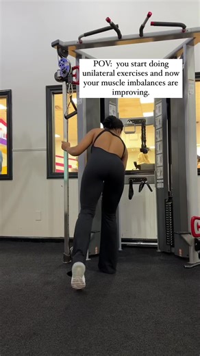 UNILATERAL EXERCISES ⬇️⬇️ What is unilateral exercises mean? Unilateral exercises require isolating and working on one side of the body without involving the opposite side. These exercises help improve balance, stability, and address muscle imbalances. What does muscle imbalances mean? Muscle imbalances occur when some muscles are stronger or weaker than the other, leading to issues like poor posture and increased injury risk. Unilateral exercises, targeting each side independently, help address