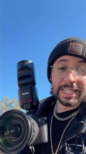 On-camera or off-camera flash? #heyphotographer #godox #ad200pro #v100 #godoxflash #flash