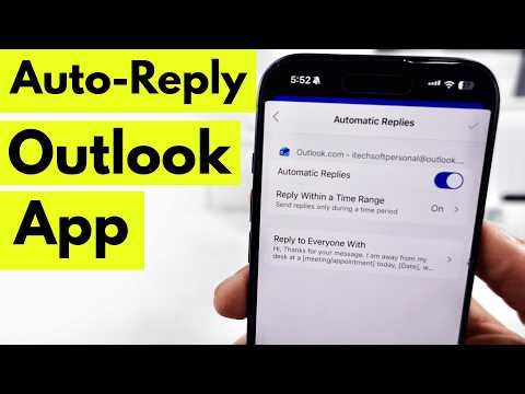 How to Auto-Reply in the outlook App (2026) | Turn ON/OFF - Default Reply to all Email