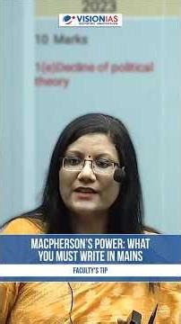 "Macpherson’s Power: What You Must Write in Mains