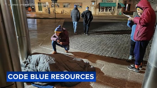 'Code blue' issued for Philadelphia's homeless population as temperatures fall