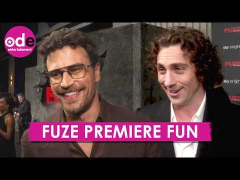 Fuze Premiere | Theo James admits he's not so calm as Aaron reveals on set chaos!