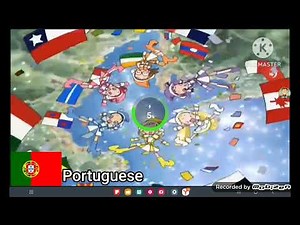 Ojamajo Doremi Dokkan - Opening (Multilanguage)