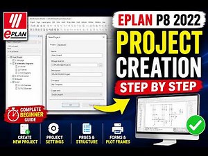 EPLAN P8 2022 -1| Project Creation Tutorial | Complete Beginner Guide