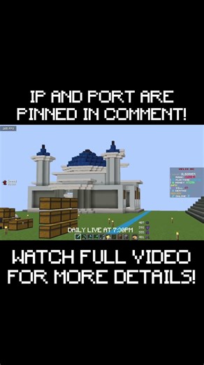 Minecraft public server 24/7 java+pe 1.21+ 😳..!! #smp #minecraft #minecraftpublicsmppe #publicsmp