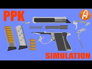 How a Walther PPK Works - 2D Simulation