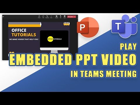 Play Embedded PowerPoint Video (WITH SOUND) in TEAMS Meeting